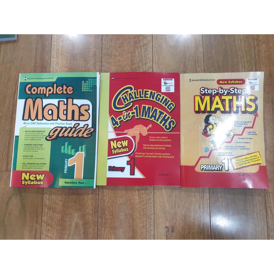 Combo 3q – Complete maths guide, Step by step math, Challenging 4 in 1 maths