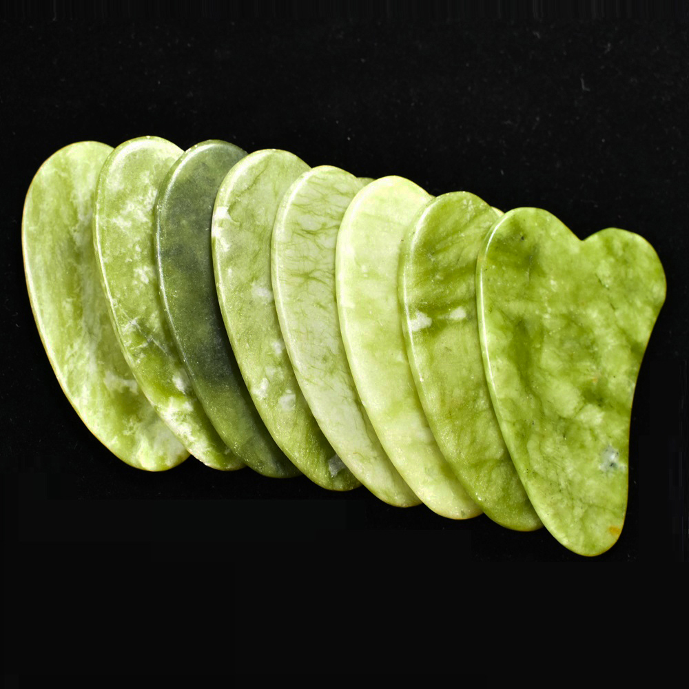 Set 2 Miếng Cạo Gió Mát Xa Mặt Bằng Ngọc Bích Tự Nhiên | BigBuy360 - bigbuy360.vn