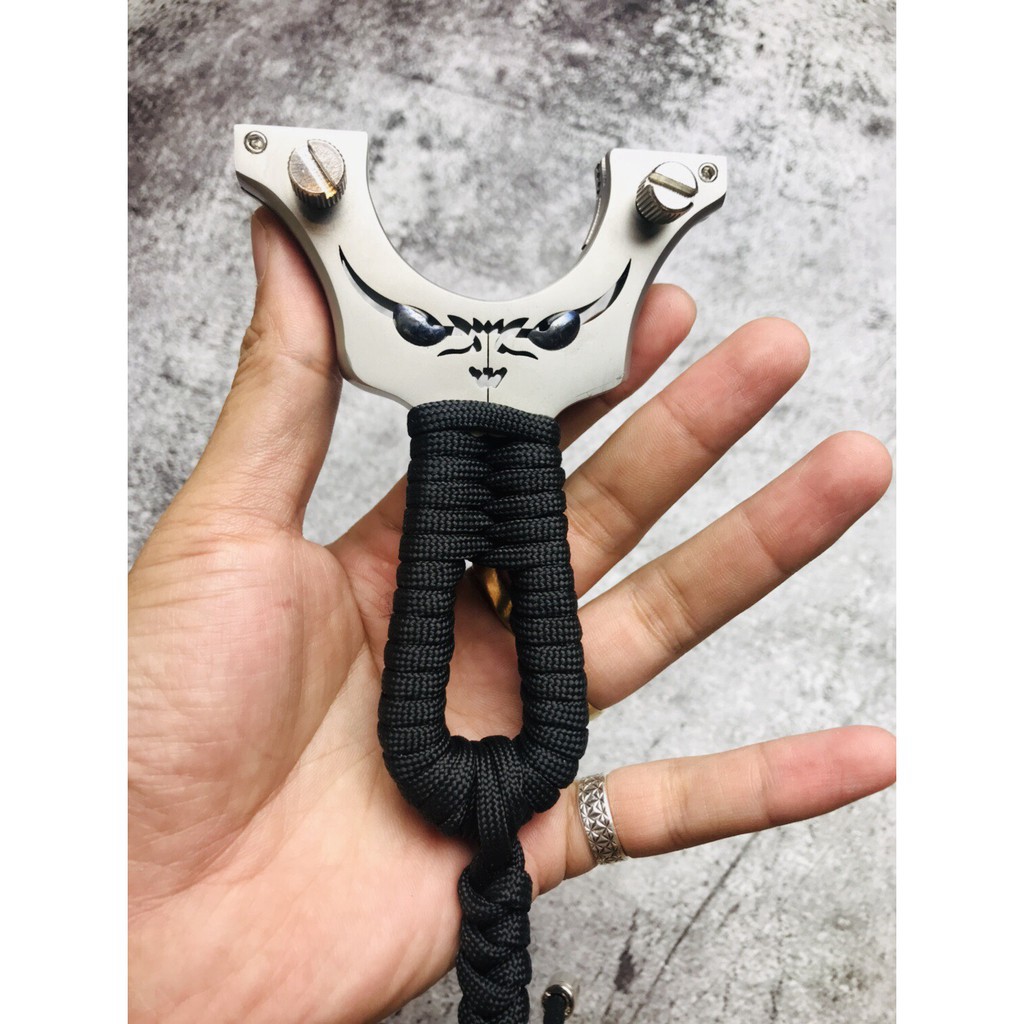 Ná Cao Su Mắt Quỷ - Mặt Quỷ Inox 304 Quấn Dây Chuông Nguyên Khối  chính hãng docau