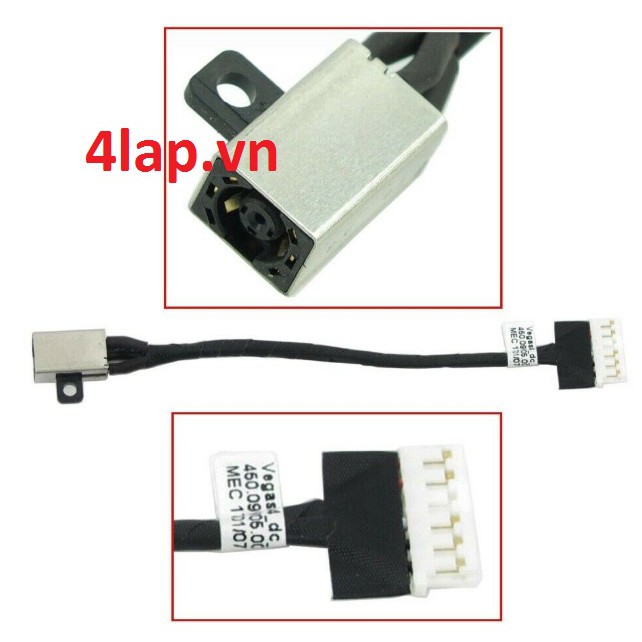 Thay chân nguồn - Jack nguồn  - Dây nguồn sạc Laptop Dell Inspiron 3567 3568 3562 3565 3467 3468 3462 3465