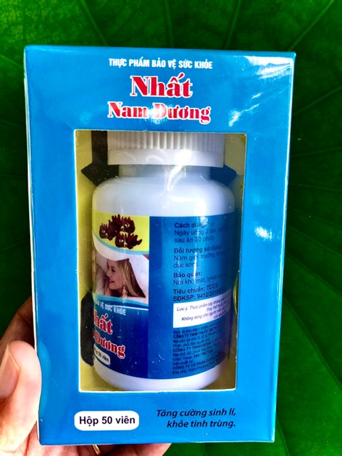 Tăng cường sinh lý nam - Nhất Nam Dương chống xuất tinh sớm, yếu sinh lý, kéo dài thời gian quan hệ - Hộp 50 viên
