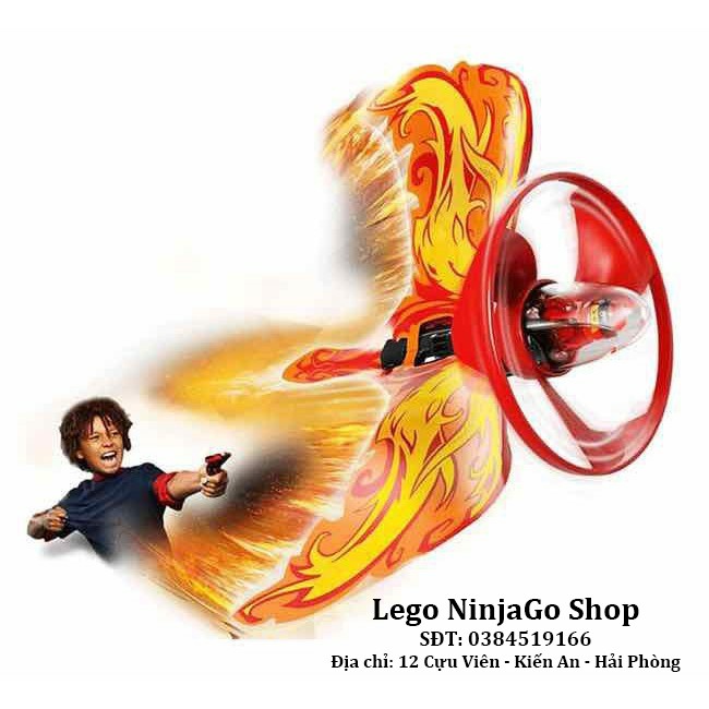 Bộ Lắp Ráp Xếp Hình Lego (loại mới) Con Quay Ninja BELA Cao Thủ Lốc Xoáy