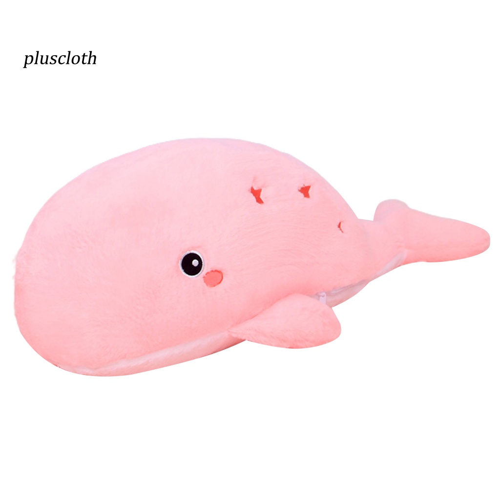 Cá Voi Nhồi Bông Mềm Có Khóa Kéo Dễ Thương Cho Bé