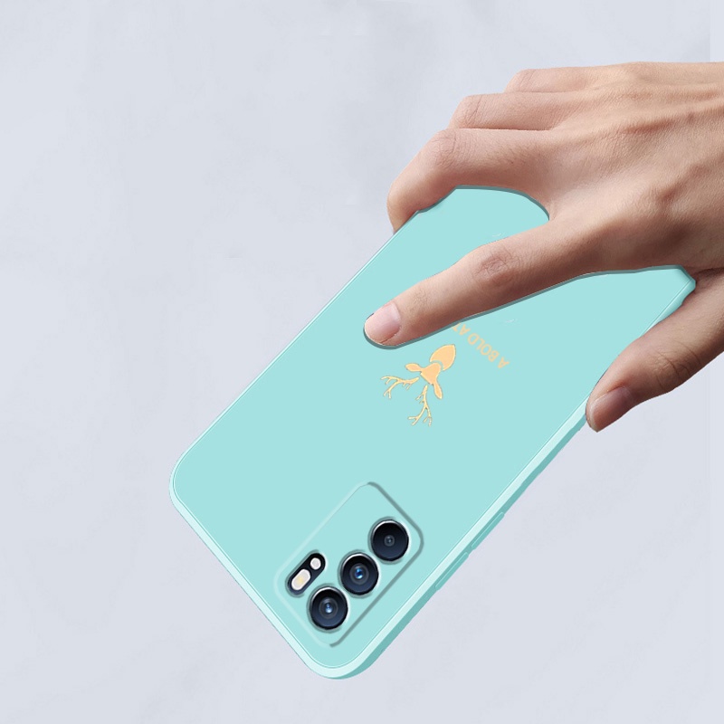 Ốp lưng oppo reno 6 4g oppo a16 oppo reno 6z 5g oppo reno6 z 5g Ốp Điện Thoại Silicone Mềm Bảo Vệ Cho oppo reno 6 4g oppo a16 oppo reno 6z 5g oppo reno6 z 5g YTLT01 viền vuông cute