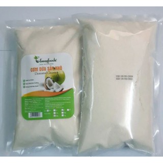 Cơm Dừa Sấy Khô(mịn) Nguyên Chất làm bánh gói 200g