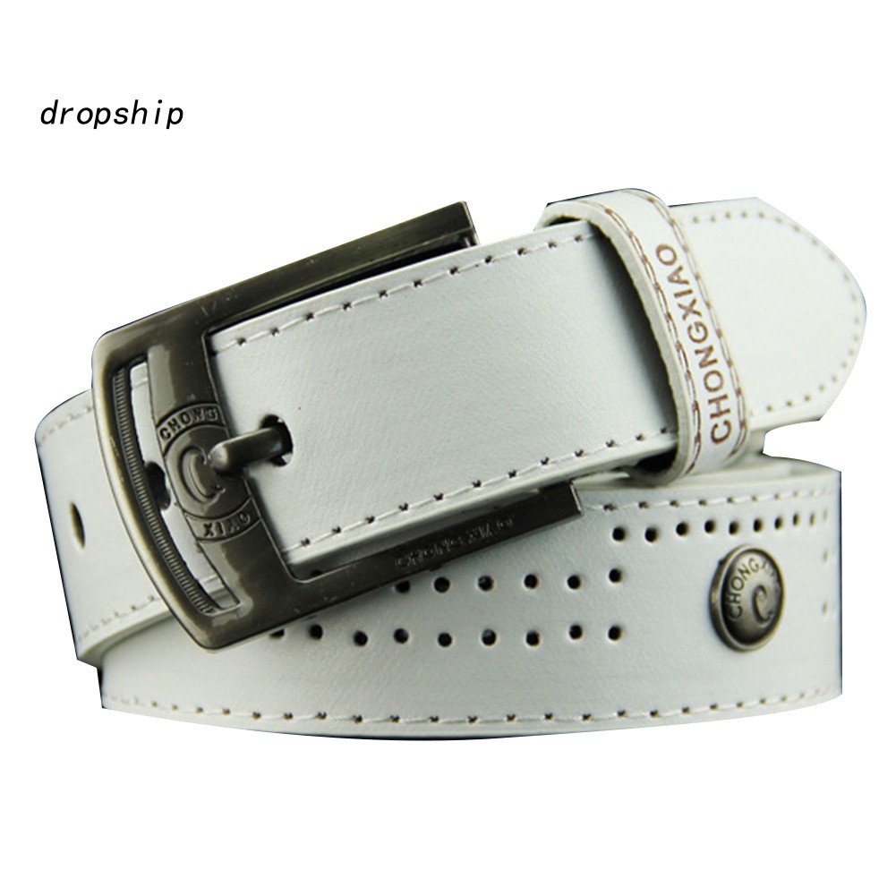 Thắt lưng da phong cách punk thích hợp với quần jean cho nam