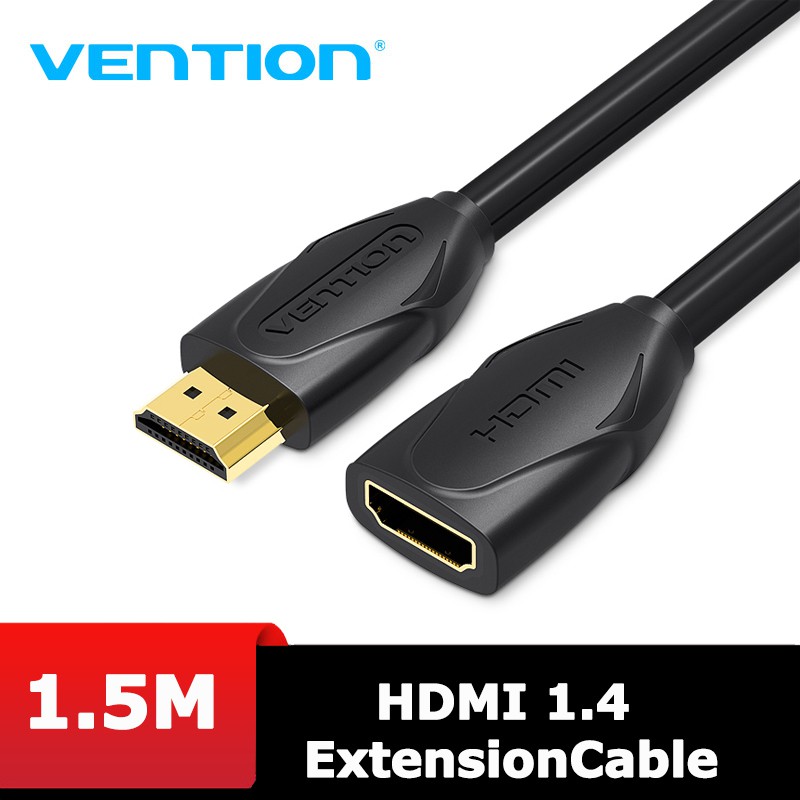 Cáp nối dài HDMI Vention,hỗ trợ 3D, 2K,4k@30Hz , Dài 1.5m - 5m - VAA-B06-B - BEN