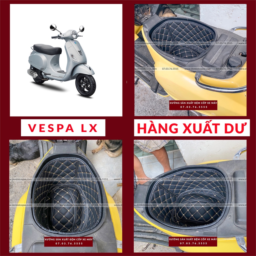 [GIÁ XƯỞNG] Lót Cốp Cách Nhiệt Và Chống Thấm Xe VESPA LX (1 FORM)