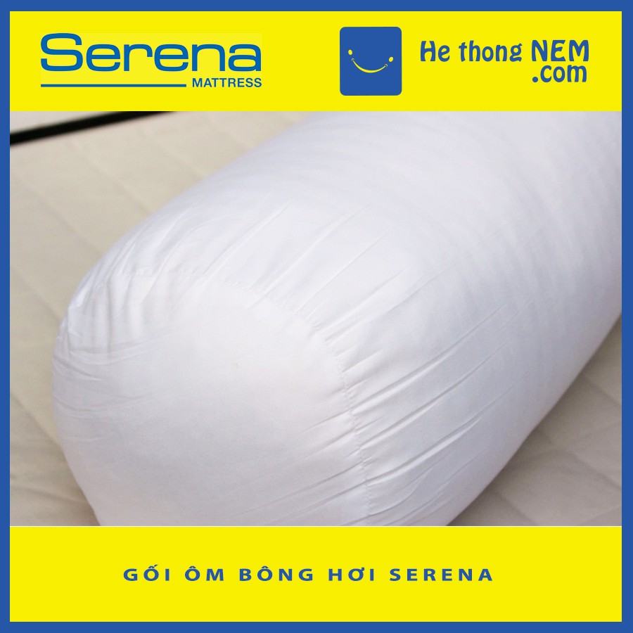 Ruột gối ôm hơi SERENA 35X100 cao cấp gối ôm bông mềm  - Hệ Thống Nệm