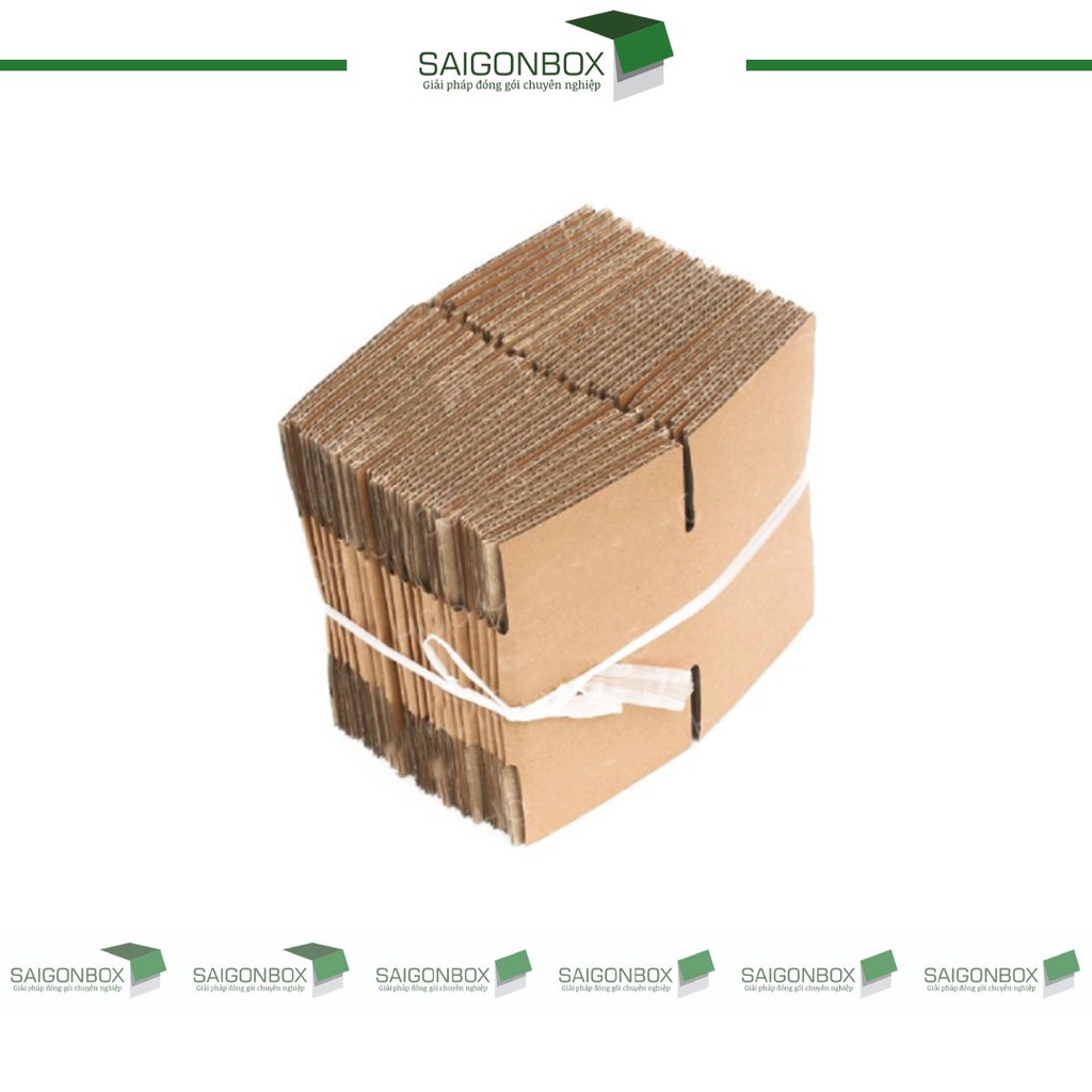 Combo 100 thùng hộp carton size 10x10x8 cm để đóng gói hàng hóa