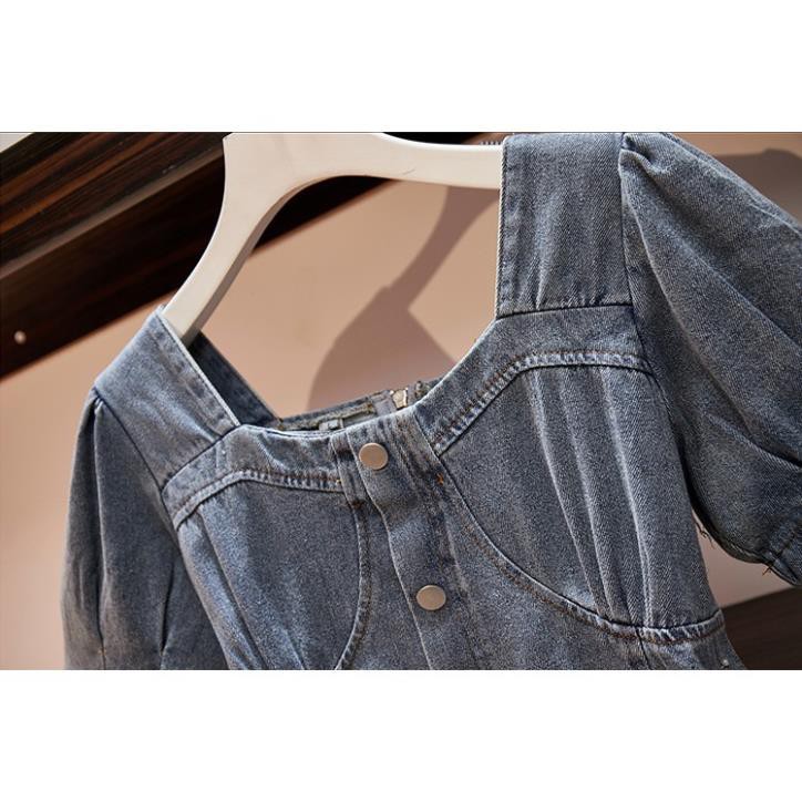 🌸Hàng Order🌸 Váy Jean Bigsize Phối Cúc Dáng Xòe Trẻ Trung Năng Động 🌸Hàng Quảng Châu | BigBuy360 - bigbuy360.vn