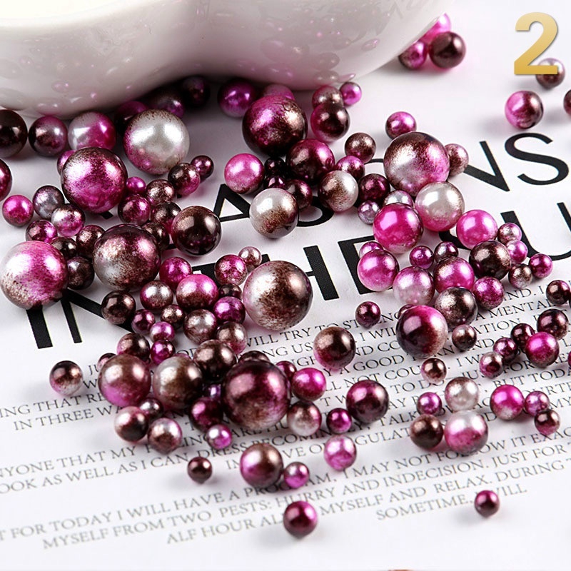 Set 200 Hạt Ngọc Trai 3-8mm Làm Đồ Trang Sức