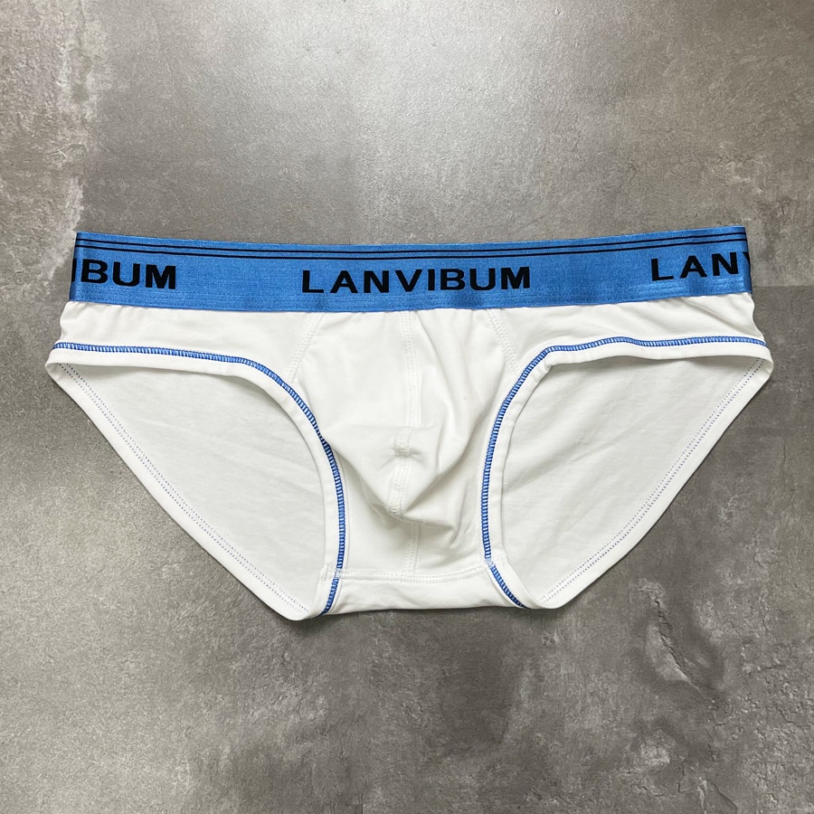 QUẦN LÓT NAM - Dạng Tam Giác Brief - LANVIBUM Lưng Bản Ánh Kim