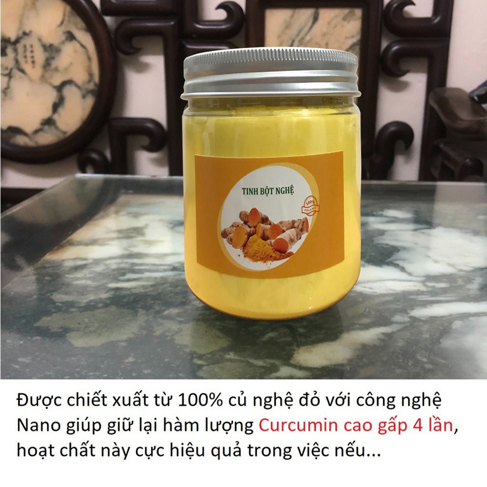 Tinh bột nghệ nguyên chất cao cấp hộp 100gr + Tặng 1 gói trà thực dưỡng Bancha