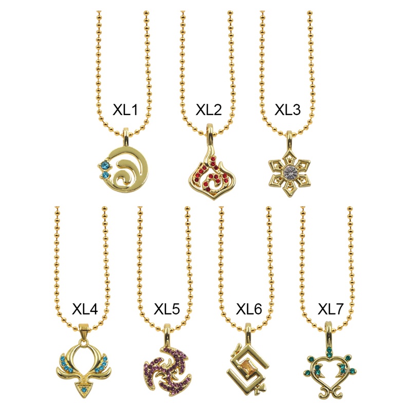 Vòng cổ Mặt Hình Nhân Vật Game Genshin Impact Thời Trang