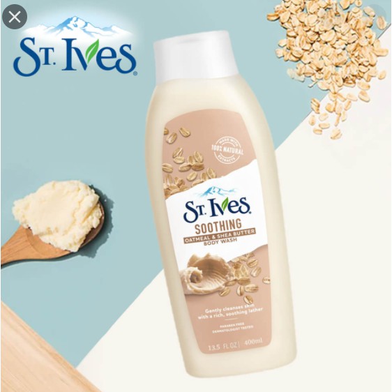 Sữa tắm St ives hương muối biển, yến mạch, cam chanh, huong mơ 473ml | BigBuy360 - bigbuy360.vn