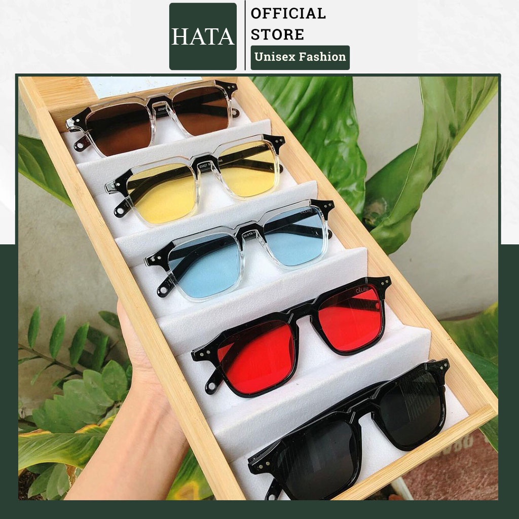 Mắt Kính 2 Chấm Viền Trong Suốt STYLE KPOP K507 Nhiều Màu Hot Trend