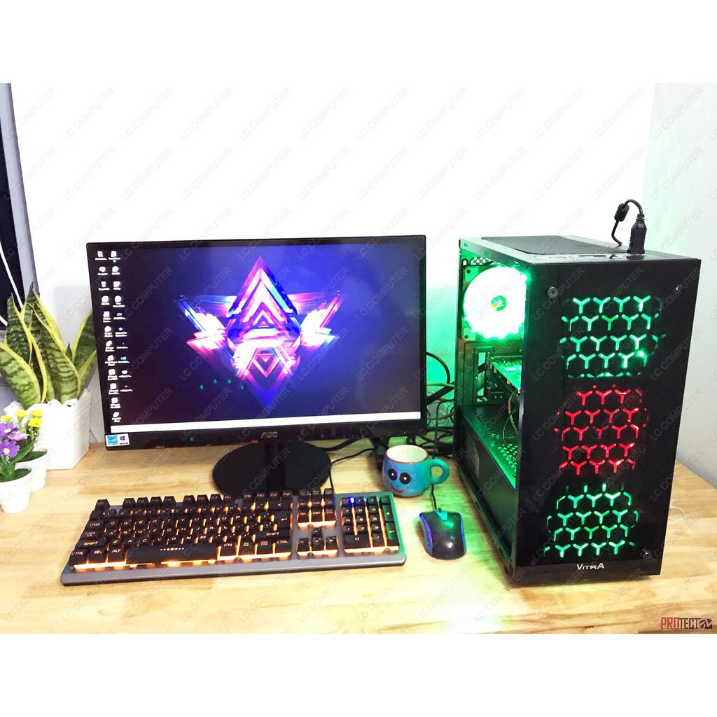 Bộ máy tính để bàn chơi maxsetting liên mình huyền thoại,CF, ROS, Fifa 4, CF, Gata 5, Pubg Mobi... 95