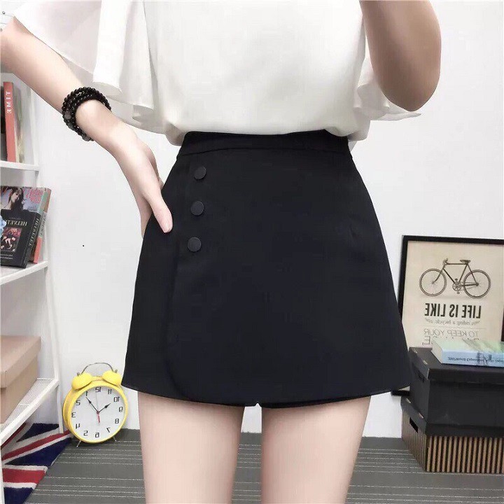 QUẦN GIẢ VÁY CHỮ A PHỐI CÚC THỜI TRANG | BigBuy360 - bigbuy360.vn