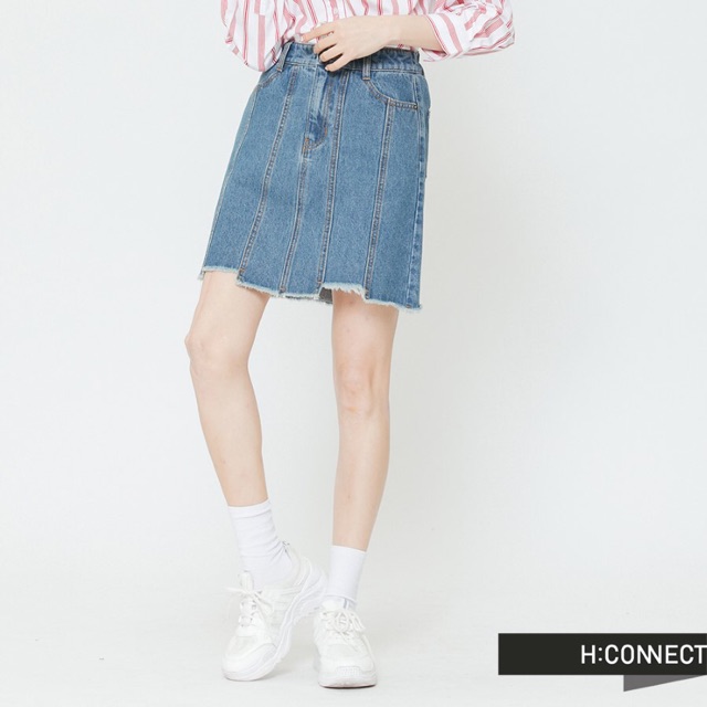 Chân váy jean H:CONNECT new tag