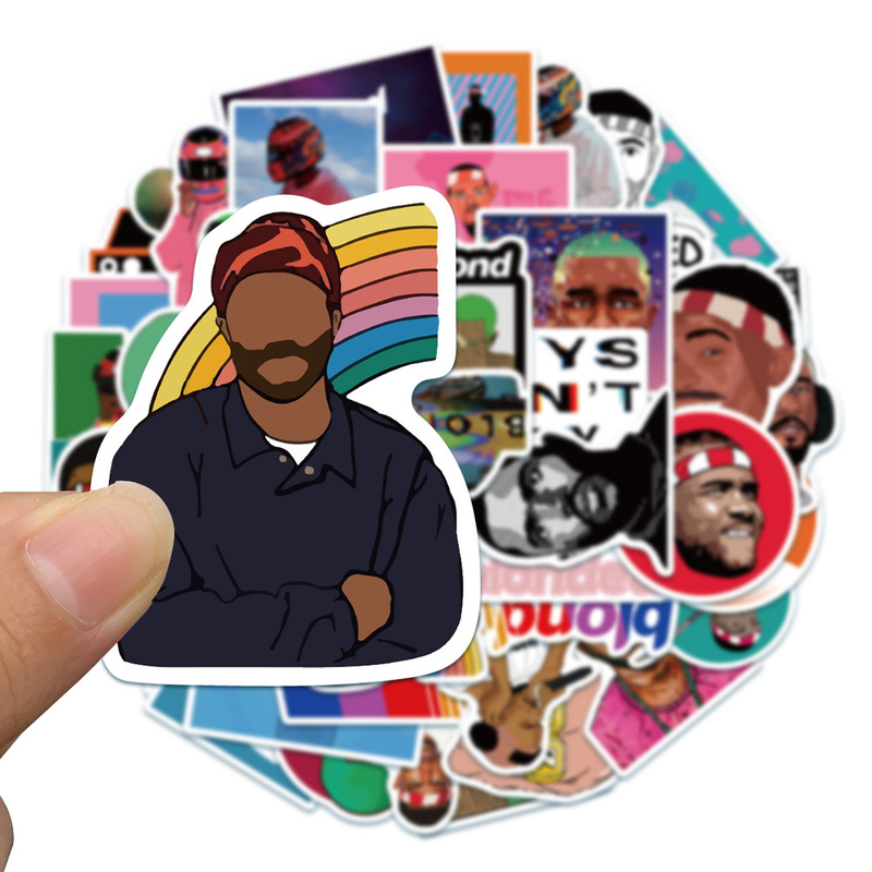 Z&M❀Frank Ocean-Series Stickers❀50Cái/Bộ American R&B Singer Dán chống thấm nước Decal cho đồ chơi