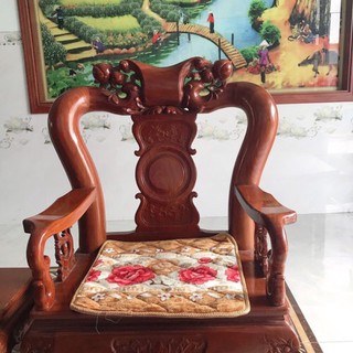 thảm  lót ghế so fa đệm ghế gỗ