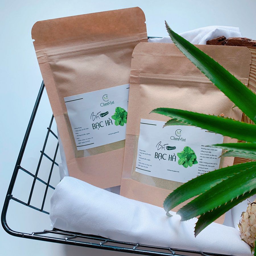 100gr BỘT BẠC HÀ NGUYÊN CHẤT  HANDMADE | BigBuy360 - bigbuy360.vn