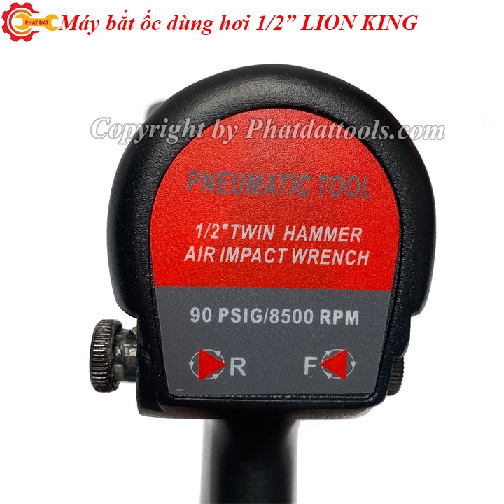 Máy Bắt Ốc, Siết Mở Bulong Dùng Hơi TOP 1/2 - Vỏ Thép Không Gỉ Siêu Mạnh, Siêu Bền Bỉ - Bảo Hành 6 Tháng