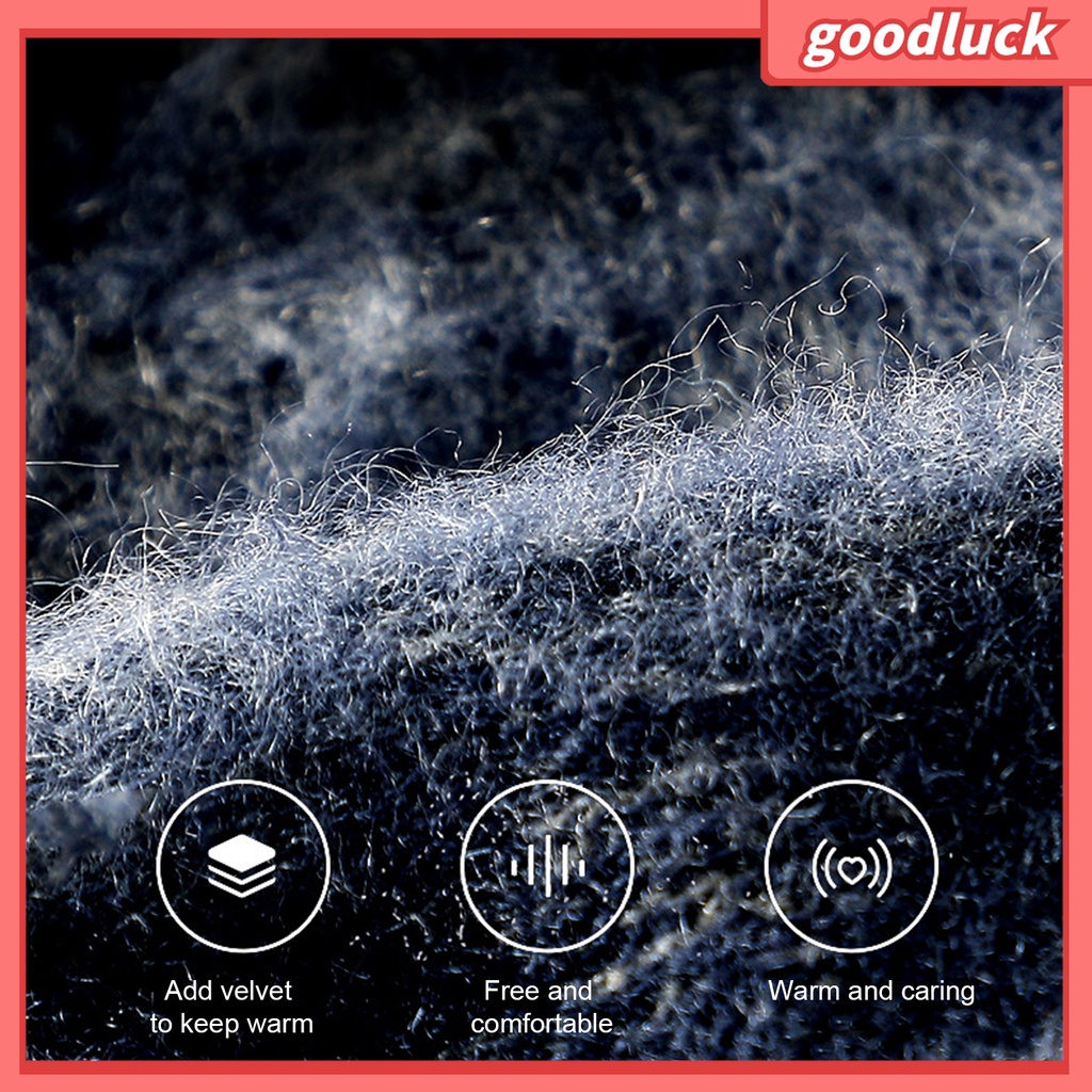 1 Đôi Găng Tay Mùa Đông Bằng Sợi Spandex Acrylic Siêu Ấm Chống Trượt Có Thể Chạm Màn Hình Cảm Ứng Dành Cho