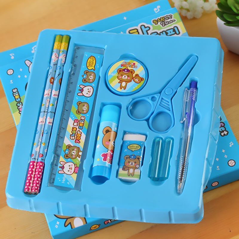Bộ 10 Dụng Cụ Học Tập Xinh Xắn Dành Cho Bé