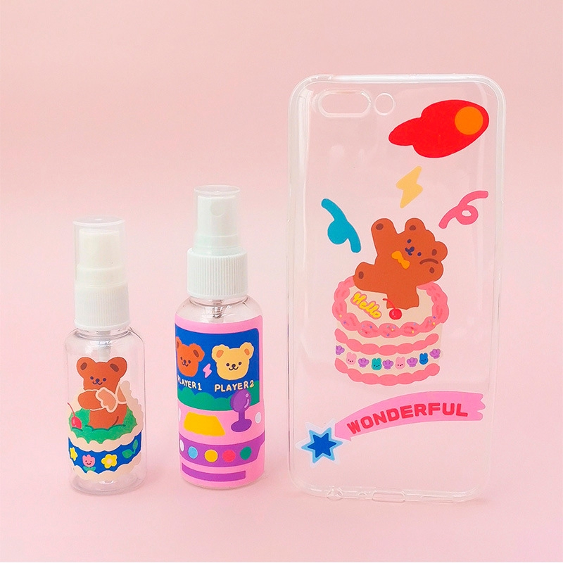 Dễ Thương Sticker Dán Trang Trí Hình Gấu Hoạt Hình Xinh Xắn | BigBuy360 - bigbuy360.vn