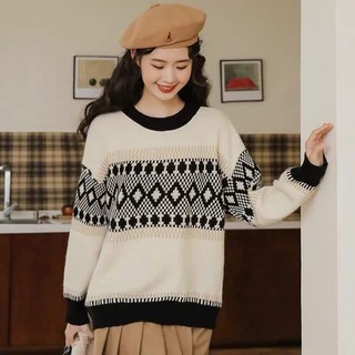 Áo len thổ cẩm hoạ tiết hàng Quảng Châu