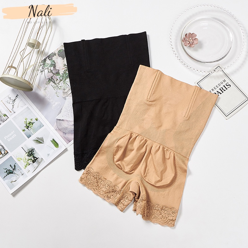 Quần gen nịt bụng có thanh chống cuộc, quần váy kết hợp quần gen phối ren cao cấp NL117 | BigBuy360 - bigbuy360.vn