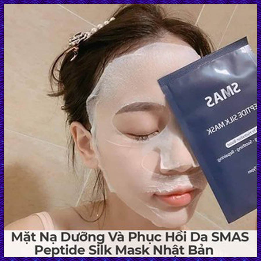 Mặt Nạ Dưỡng Và Phục Hồi Da SMAS Peptide Silk Mask 24H Hydration Boost 25G Nhật Bản - Dành cho da nhạy cảm, treatment 5.