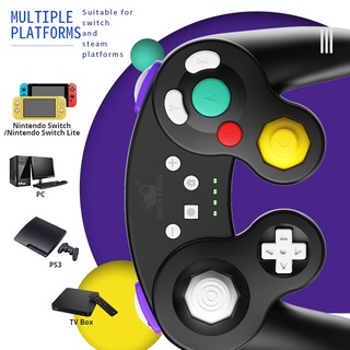 DATA FROG Bluetooth Wireless Game Controller for Nintendo Switch and PC Support Motion Controls/Turbo/Vibration/Gamecube Style A