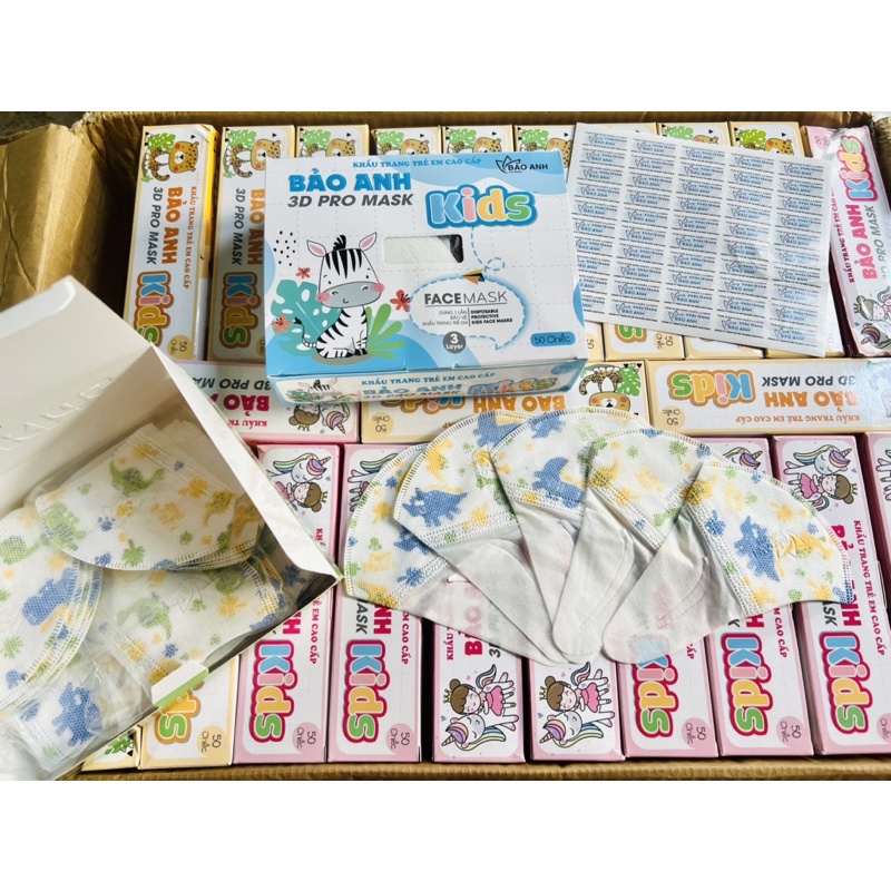 KHẨU TRANG 3D BÉ