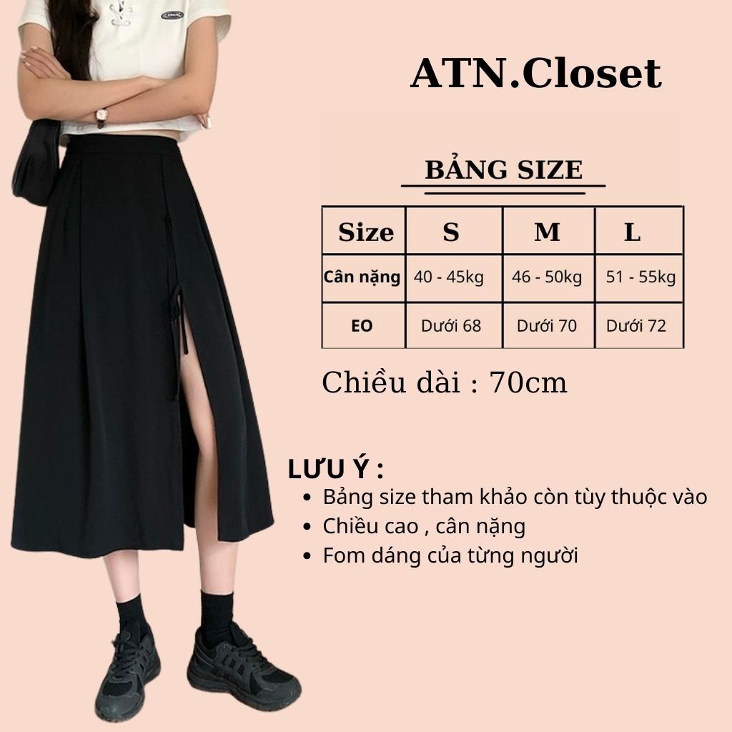 Chân Váy Dài Xẻ Tà Kiểu Buộc Dây Cá Tính Siêu Hot | BigBuy360 - bigbuy360.vn