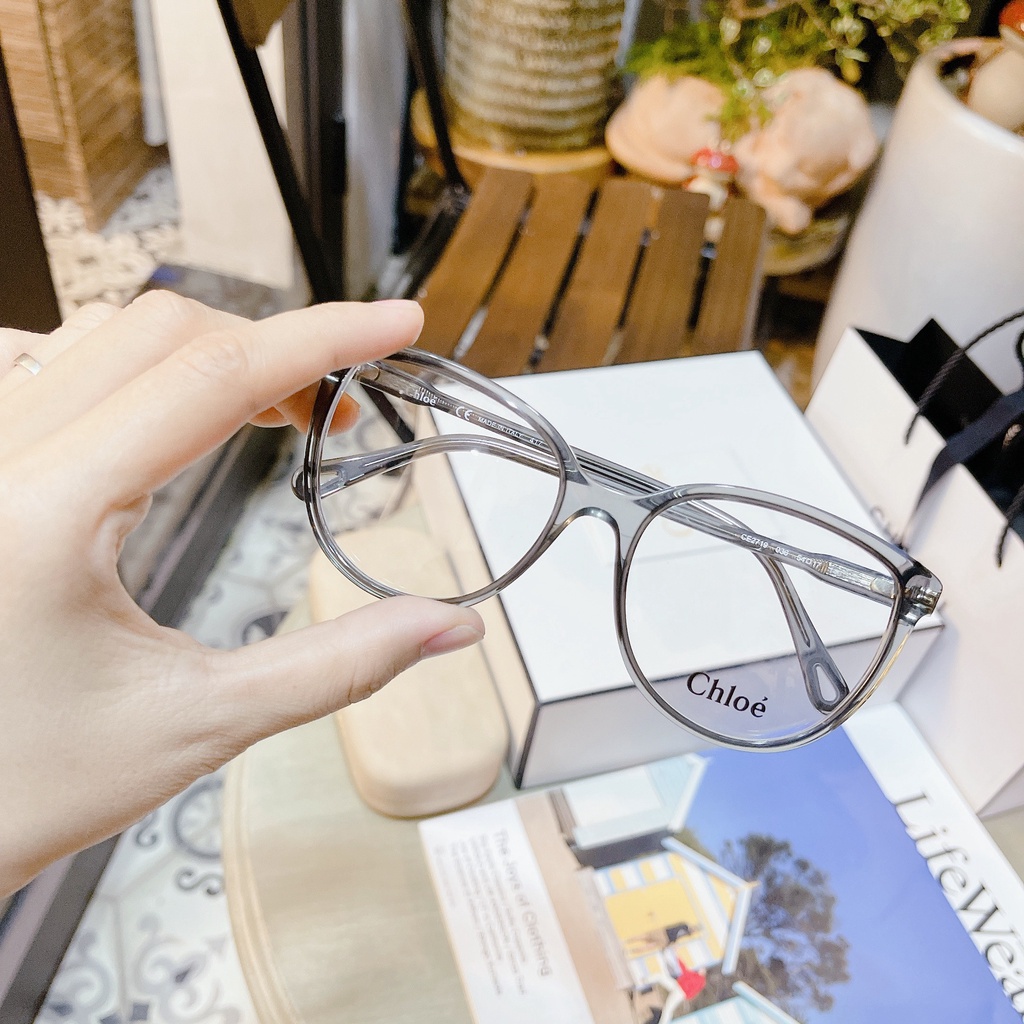 Gọng cận Chloe viền xám đen CE2719  dark grey