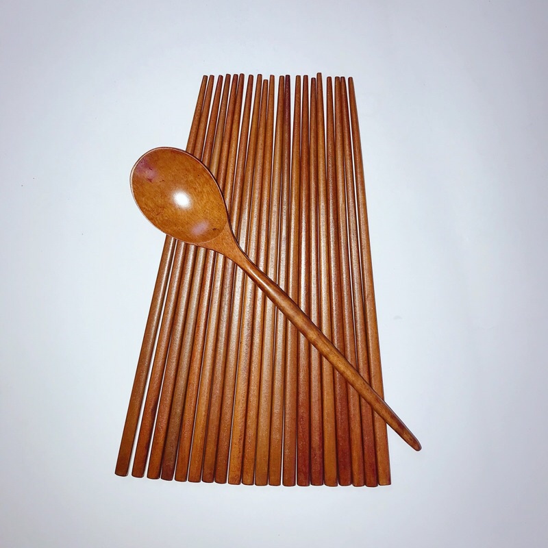 |SALE| Set 5 đôi đũa cá nhân, đũa gỗ văn phòng cao cấp phong cách Hàn Quốc, Nhật Bản.