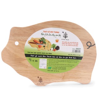 Thớt hình heo gỗ đức thành 05321/06321