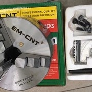 Mâm cặp 3 chấu máy tiện K11-130mm EM-CNT Hàng Chuẩn Đài Loan