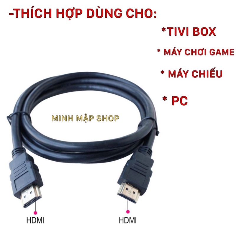 Dây HDMI xuất hình ảnh full HD 1080
