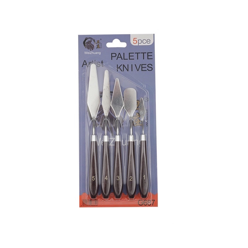 Dụng cụ 5 món bay điêu khắc cho nến/đất sét/ bánh kem