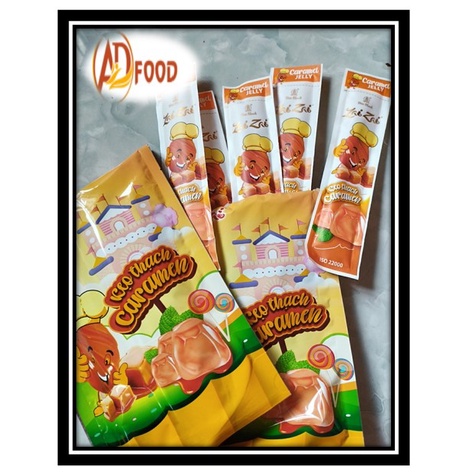 thạch zai zai vị caramen gói 300gr