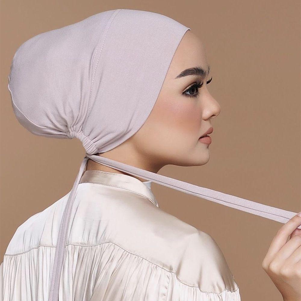 Mũ Turban Co Giãn Màu Sắc Trơn Tùy Chỉnh Thời Trang Cho Người Hồi Giáo