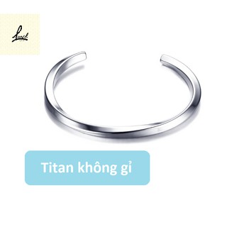 Vòng tay Cuff Titan không gỉ