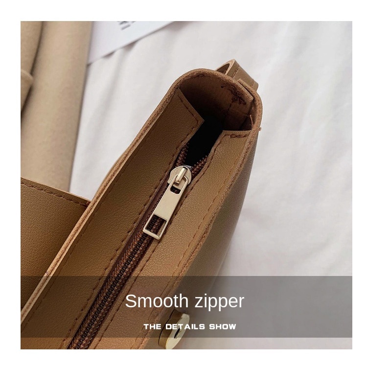 2019 New trendy crossbody student ins single shoulder large capacity all-match Korean style bucket Internet celebrity small autumn and winter bag for women