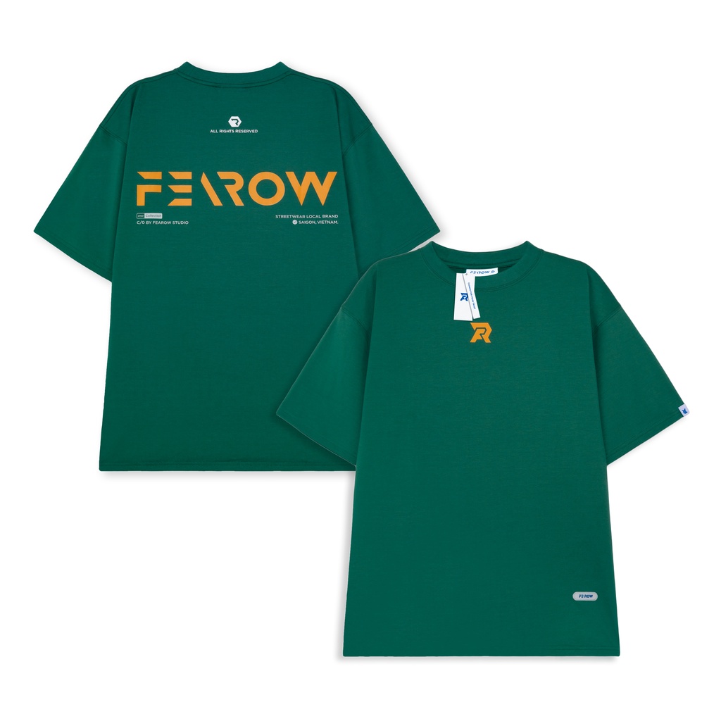 Áo thun nam nữ local brand unisex Fearow Signature Ver 2.0 / Màu Xanh Lá Đậm - FW152