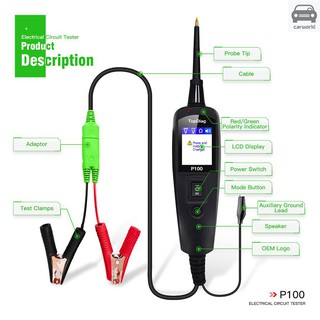 Bút Thử Điện Jdiag P100 Cho Xe Hơi Và Xe Tải 0v - 70v