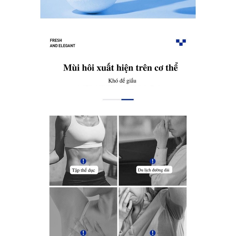 Lăn khử mùi mờ thâm, dưỡng trắng da 30ml LALA